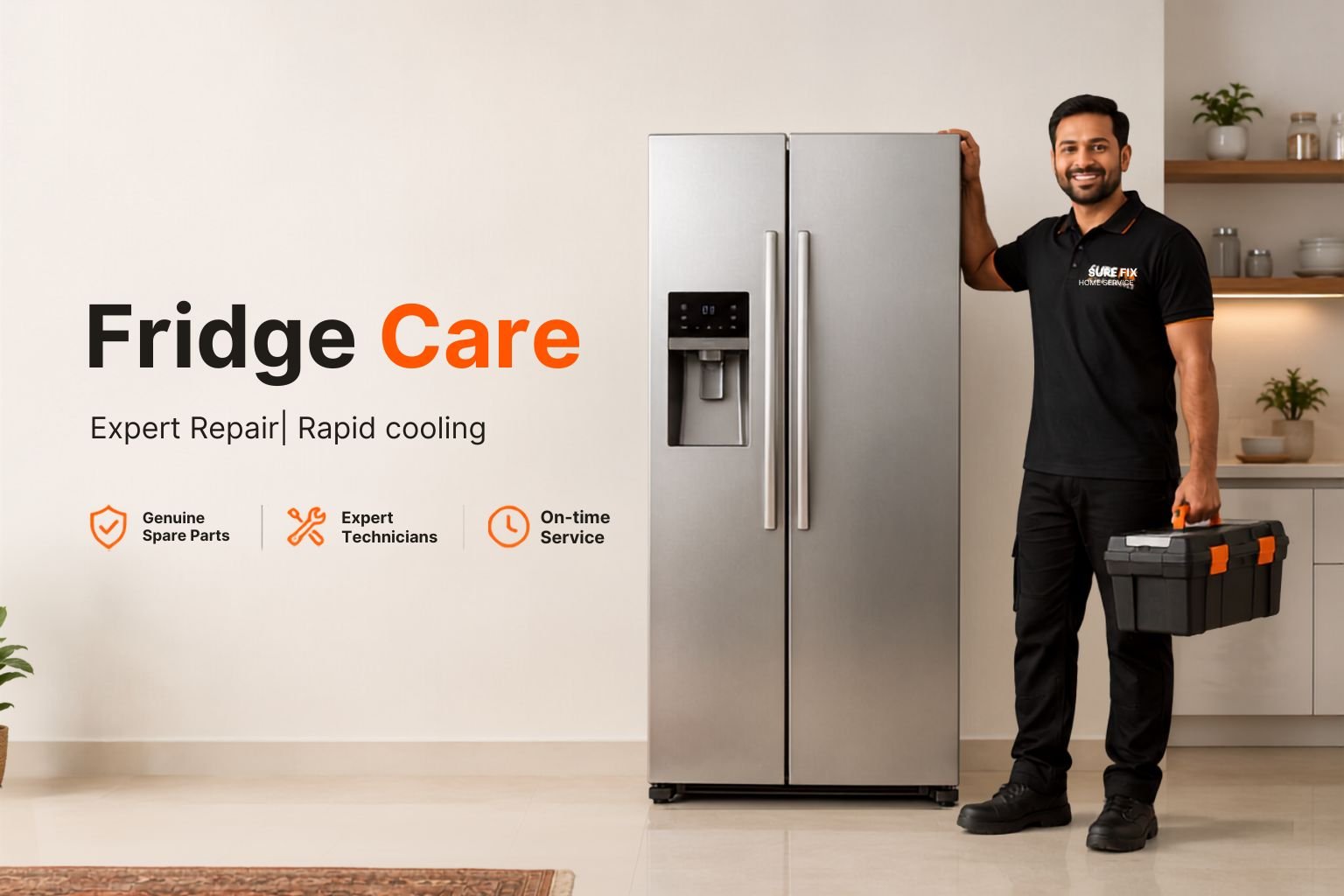 Refrigerator repair service